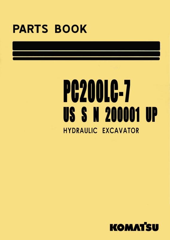 کوماتسو PC200-7 book