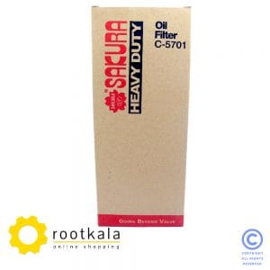 فیلتر روغن موتور بلدوزر کوماتسو D155-A2 ساکورا C-5701