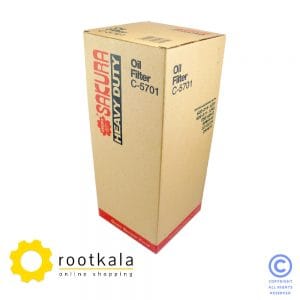 فیلتر روغن موتور بلدوزر کوماتسو D155-A2 ساکورا C-5701