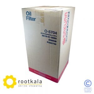 فیلتر روغن سطلی موتور بلدوزر کاترپیلار کوماتسو D155 ساکورا O-5704