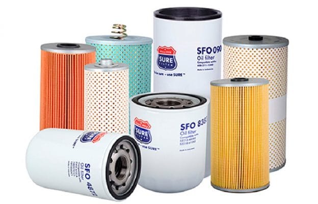 فیلتر روغن در ماشین آلات راه سازی