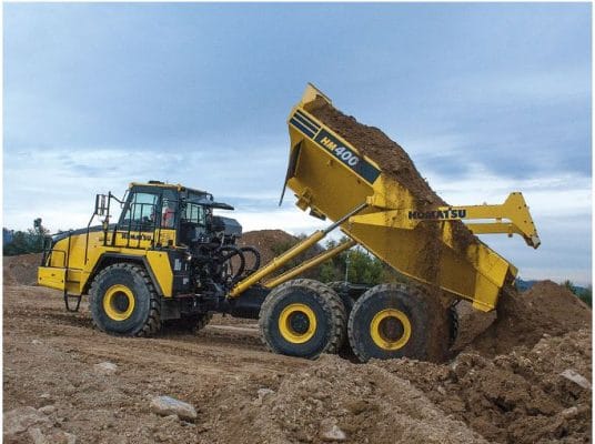 کامیون محور دار HM400-5 کوماتسو