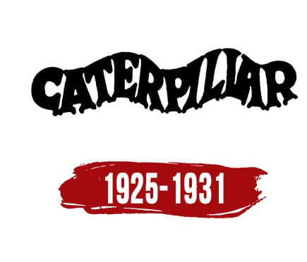 لوگوی کاترپیلار از سال 1925 - 1931
