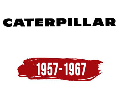 لوگوی کاترپیلار در سال 1957 - 1967