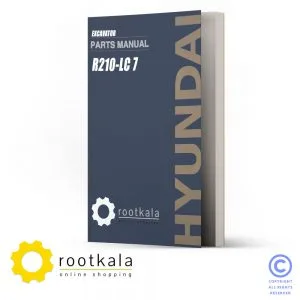 دانلود کتاب قطعات بیل مکانیکی هیوندای R210LC-7