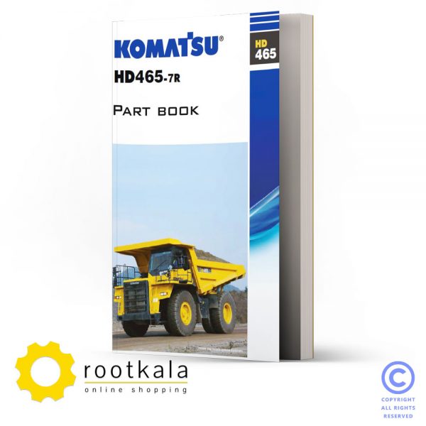دانلود کتاب قطعات دامتراک کوماتسو  HD465-7R