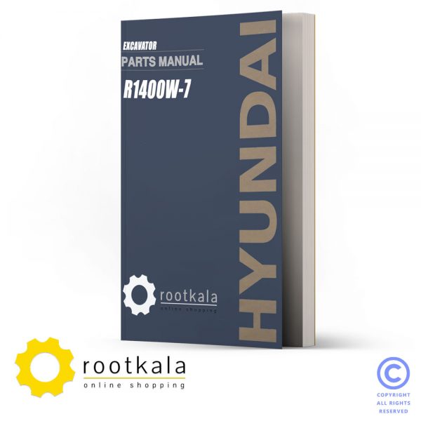 دانلود کتاب قطعات بیل مکانیکی هیوندای R1400W-7