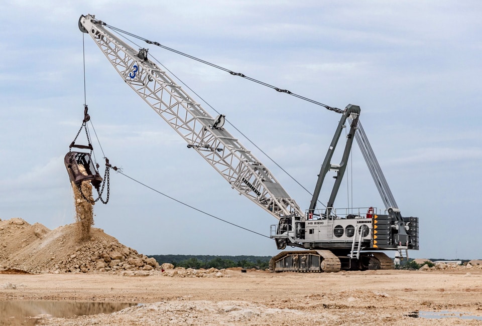 بیل های Dragline