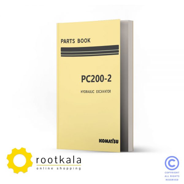 فایل PDF کتاب قطعات بیل مکانیکی کوماتسو PC200-2