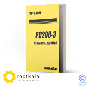 فایل PDF کتاب قطعات بیل مکانیکی کوماتسو PC200-3