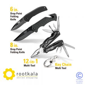 ست چاقو و ابزار کاترپیلار ( 4 تیکه )