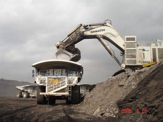 هیولایی به نام  بیل مکانیکی کوماتسو PC8000