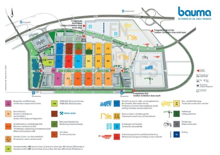 نمایشگاه BAUMA آلمان میزبان محصولات XCMG در سال 2022