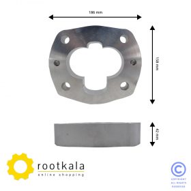 سیلندر پمپ هیدرولیک لودر کوماتسو WA260 مدل P50 سایز 42