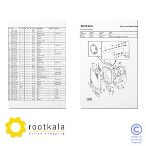 فایل PDF کتاب قطعات لودر ولوو 4500BM