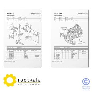 فایل PDF کتاب قطعات لودر ولوو L90F
