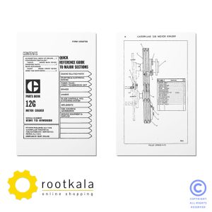 فایل PDF قطعات گریدر کاترپیلار 12G