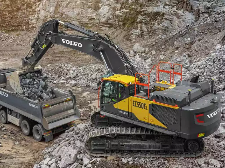 بیل مکانیکی ولوو EC550E