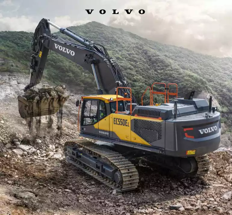 بیل مکانیکی ولوو EC550E