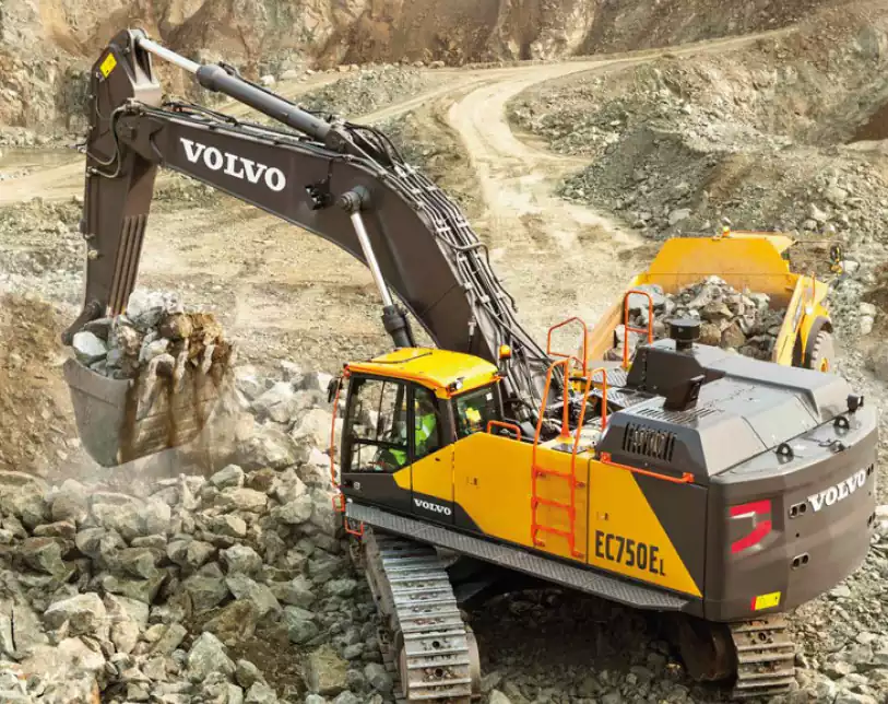 بیل مکانیکی ولوو EC750E