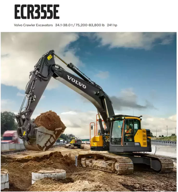 بیل مکانیکی ولوو ECR355E