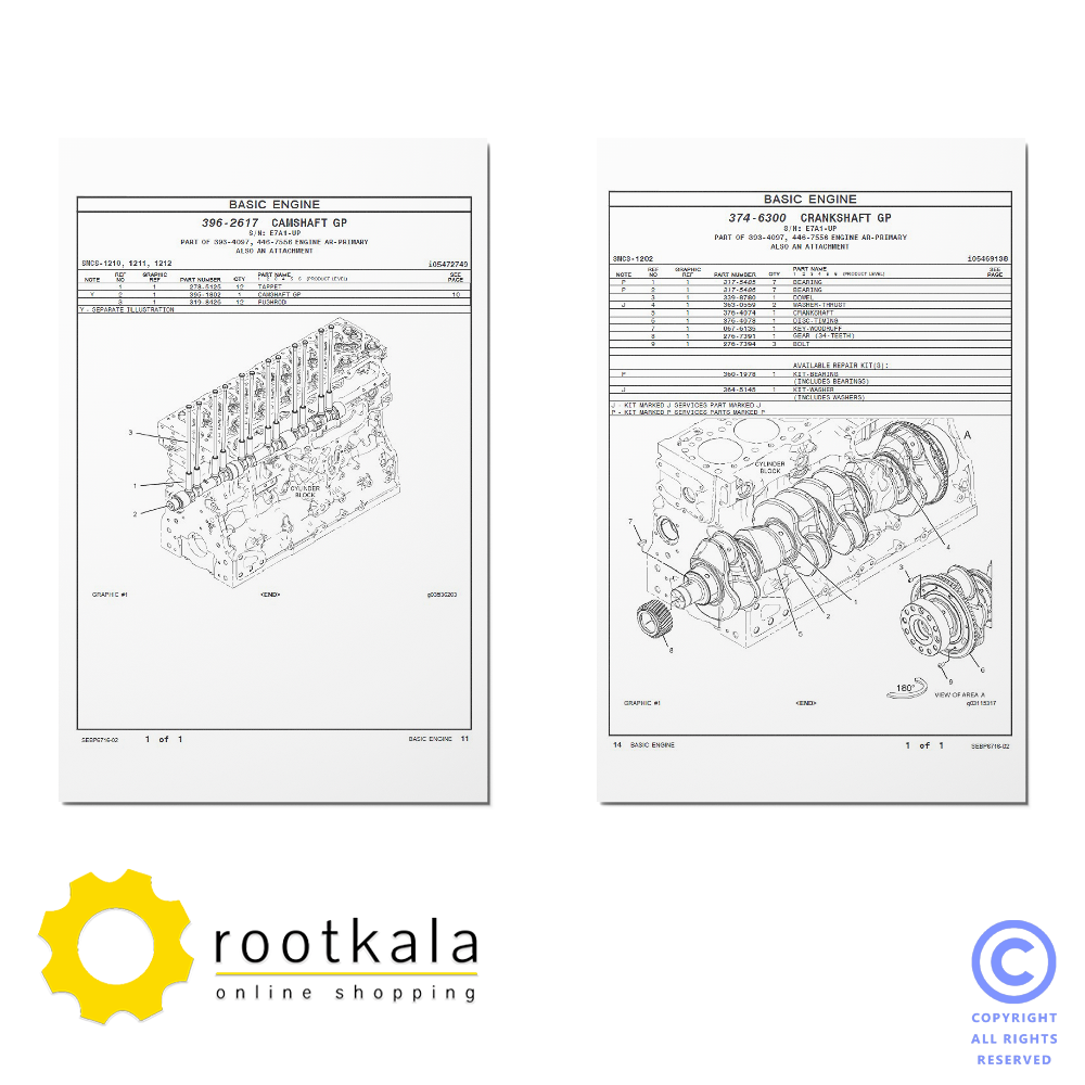 فایل PDF کتاب قطعات لودر کاترپیلار 950GC - تصویر 2