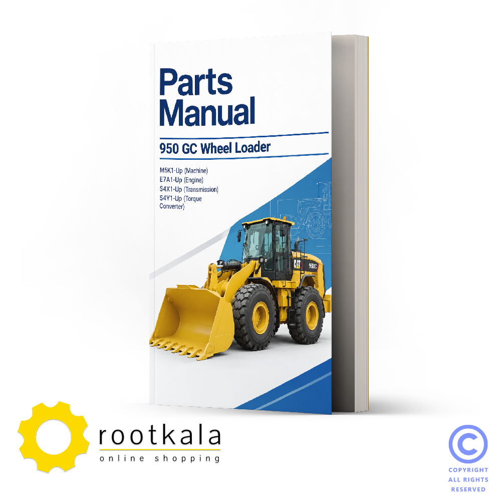فایل PDF کتاب قطعات لودر کاترپیلار 950GC